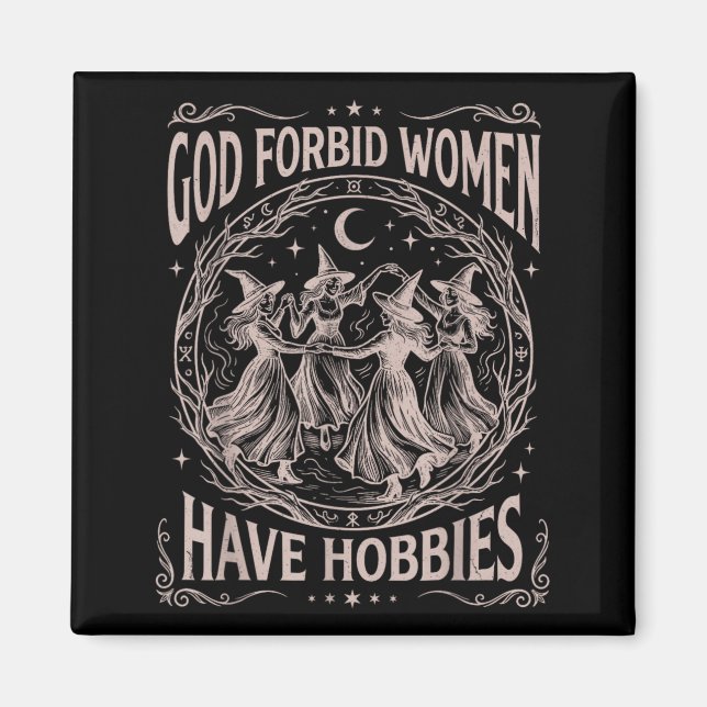 Íman Deus Celestial Retrô Proíbe Mulheres de Terem Pass (Frente)