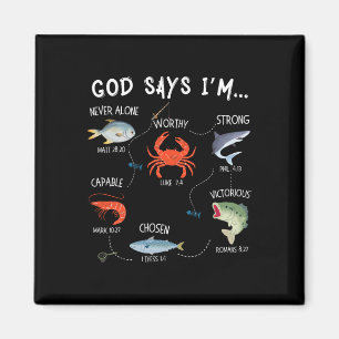Íman Deus Diz Que Estou Pescando Versículo Bíblico Chri