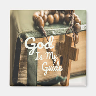 Íman Deus é a minha Bíblia guia e a Rosary Cross