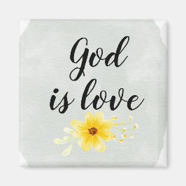 Íman Deus é amor floral