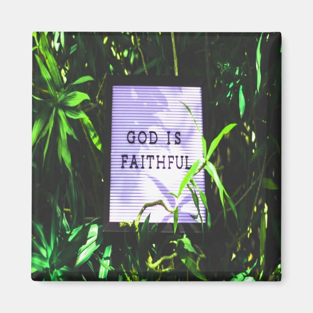 Íman Deus é fiel e inspirador cristão (Frente)