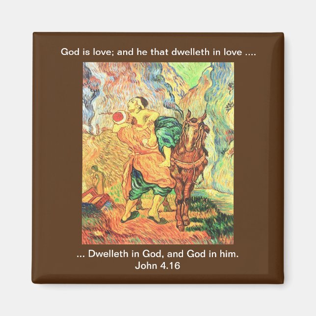 Íman Deus é o amor - Magnet (Frente)