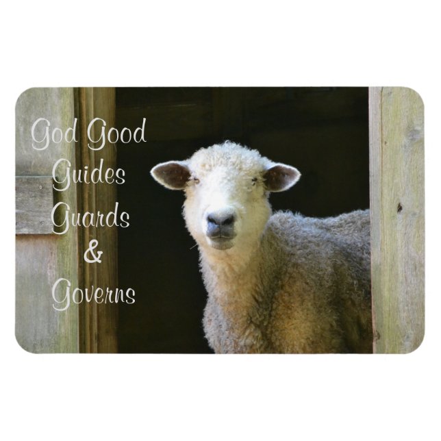 Íman Deus É Uma Boa Ovelha (Horizontal)