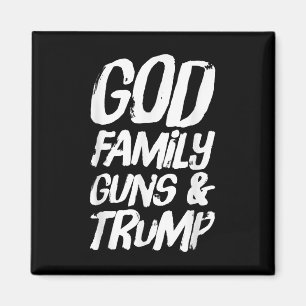 Íman Deus Família Armas & Trump ganha eleição presi