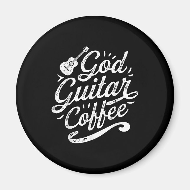 Íman Deus Guitar Café Música Sobrenha Frio (Frente)