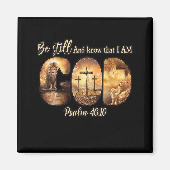 Íman Deus Leão Cristão Estará E Sabe Que Eu Sou Deus (Frente)