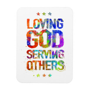 Íman Deus Loving que serve outro (ímã da foto)