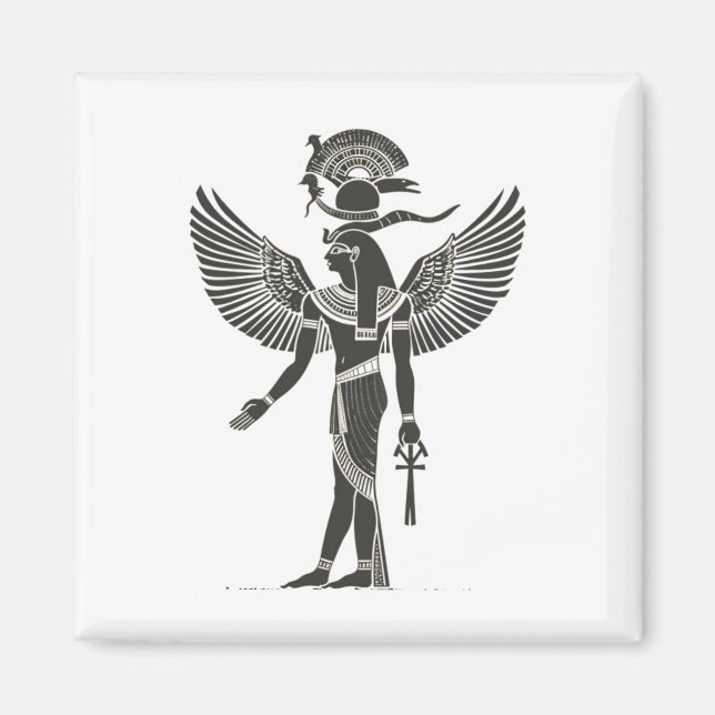 Íman DEUS RA, símbolo egípcio, mitologia, deus do sol (Frente)