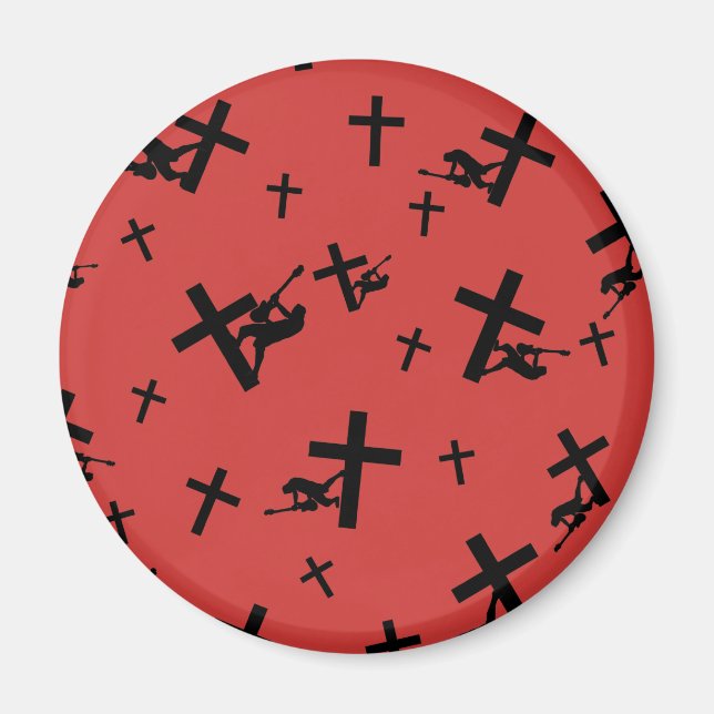 Íman Deus Rocks - Christian Rock (Frente)