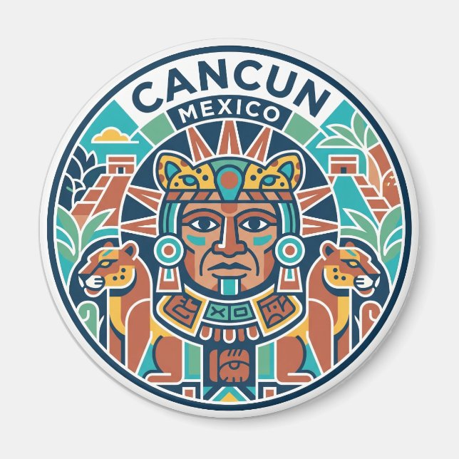 Íman Deus Sol Maia (Kinich Ahau) México (Frente)