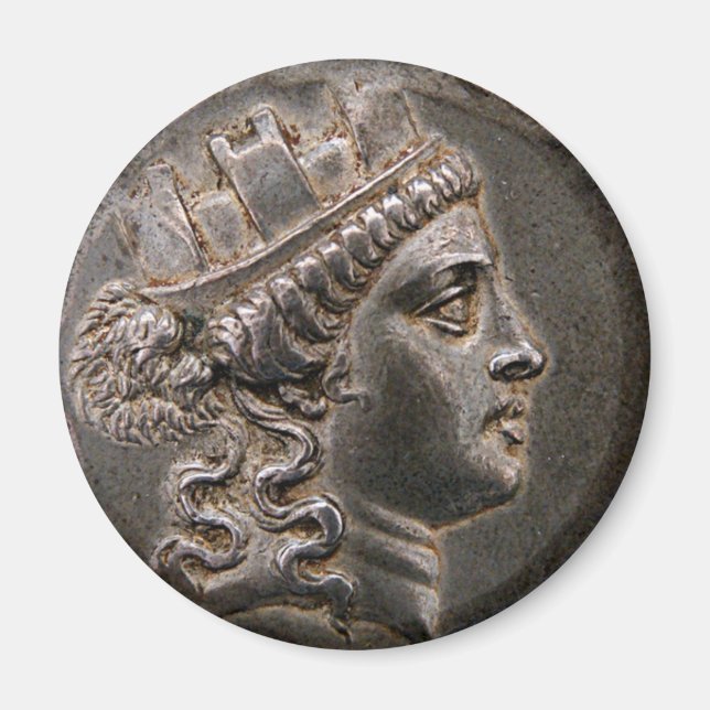 Íman Deusa Cybele Tetradrachm (Frente)