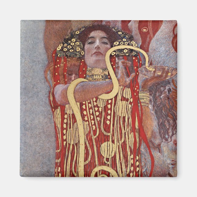 Íman Deusa da Saúde, Higieia (Salus), Gustav Klimt (Frente)