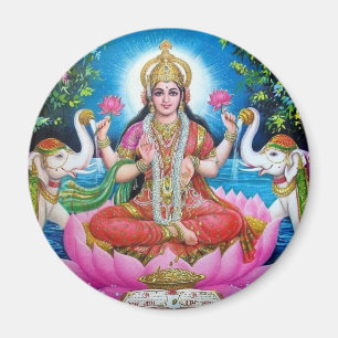Íman Deusa de Lakshmi de amor, de prosperidade, e de