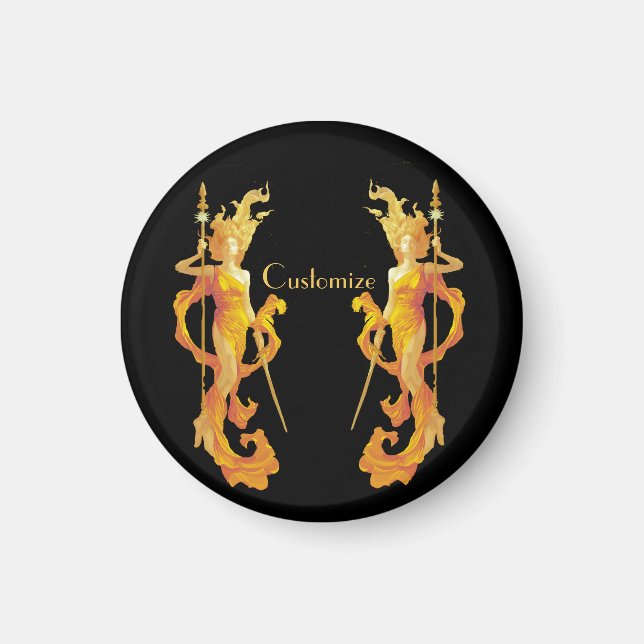 Íman Deusa do Guerreiro do ouro Thunder_Cove (Frente)