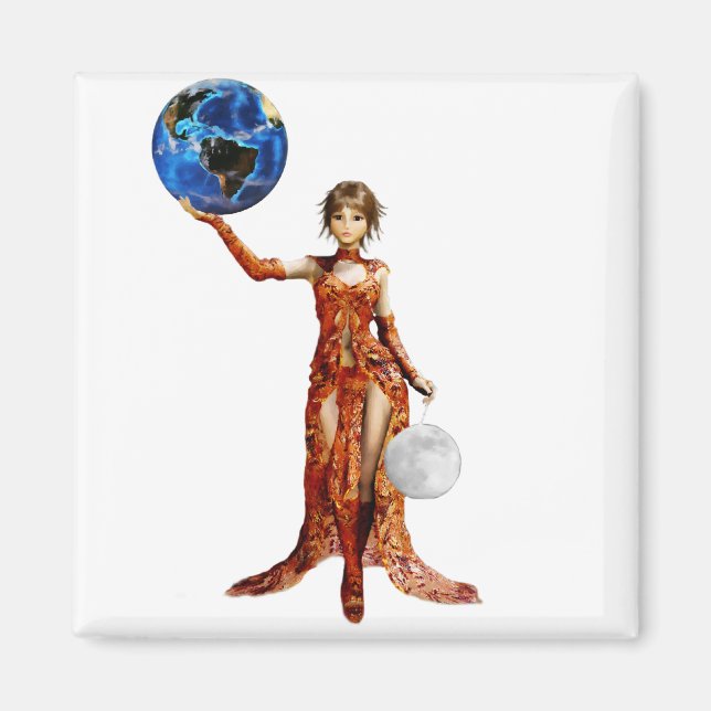 Íman Deusa do Magneta Universo (Frente)