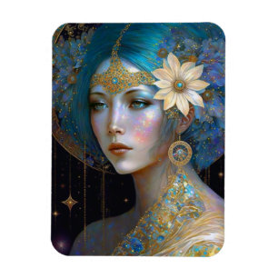 Íman Deusa Fantasy Art Magnet