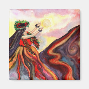 Íman Deusa Havaiana Pele Magnet