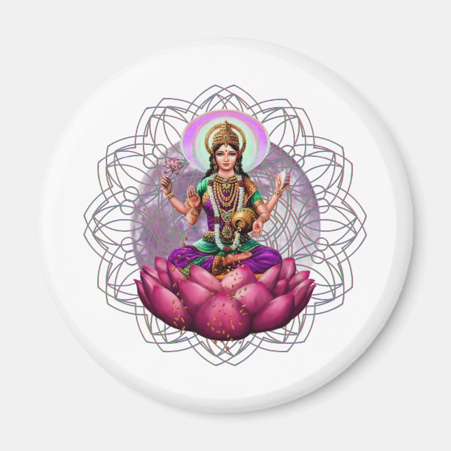 Íman Deusa Lakshmi mandala (Frente)