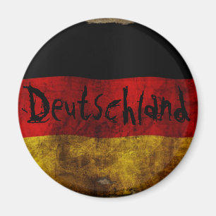 Íman Deutsch Flagge - Vintage...