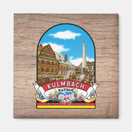 Íman Deutschland Kulmbach Vintage souvenir