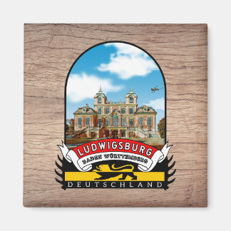 Íman Deutschland Ludwigsburg Vintage souvenir