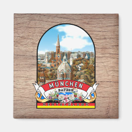 Íman Deutschland München Vintage souvenir