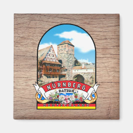 Íman Deutschland Nürnberg Vintages Souvenir
