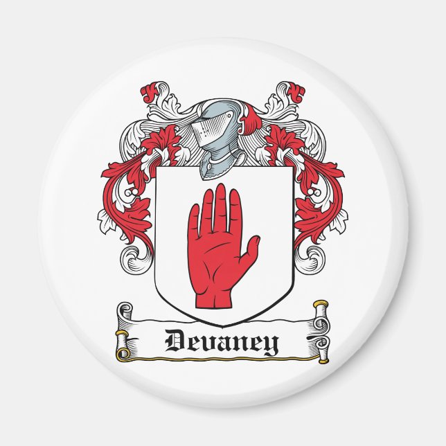 Íman Devaney Family Crest (Frente)
