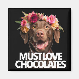 Íman Deve amar Chocolates marrom labs labrador