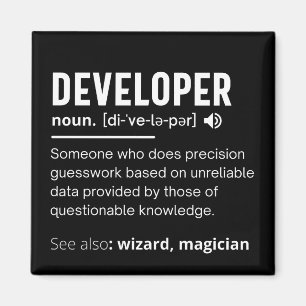 Íman Developer Dictionary Definition Funny developers