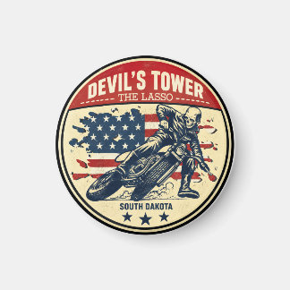 Íman Devil's Tower Road - a viagem de moto com laço