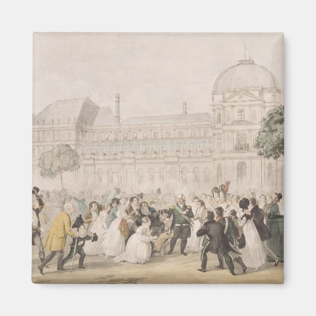 Íman Devolução de Luís XVIII a Paris, 8 de julho de 181 (Frente)