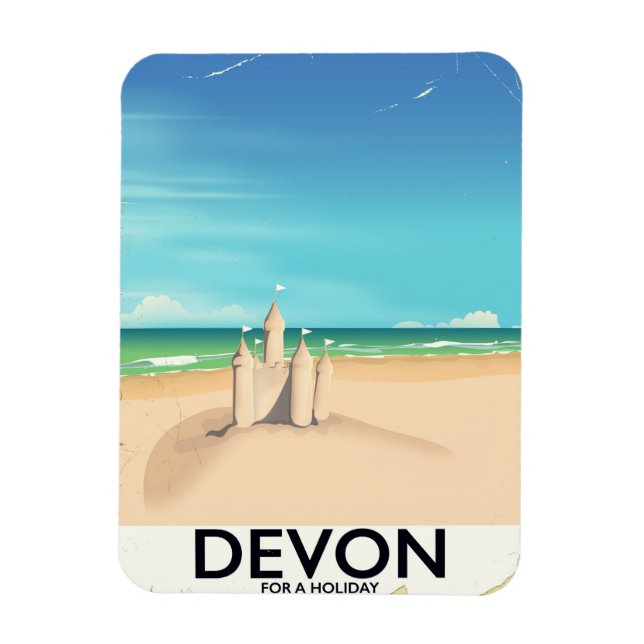 Íman Devon, Inglaterra para um feriado. (Vertical)