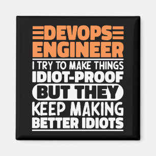 Íman Devops Engenheiro Tento Fazer Coisas Engraçadas