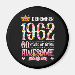 Íman Dezembro de 1962 60º aniversário 60 anos