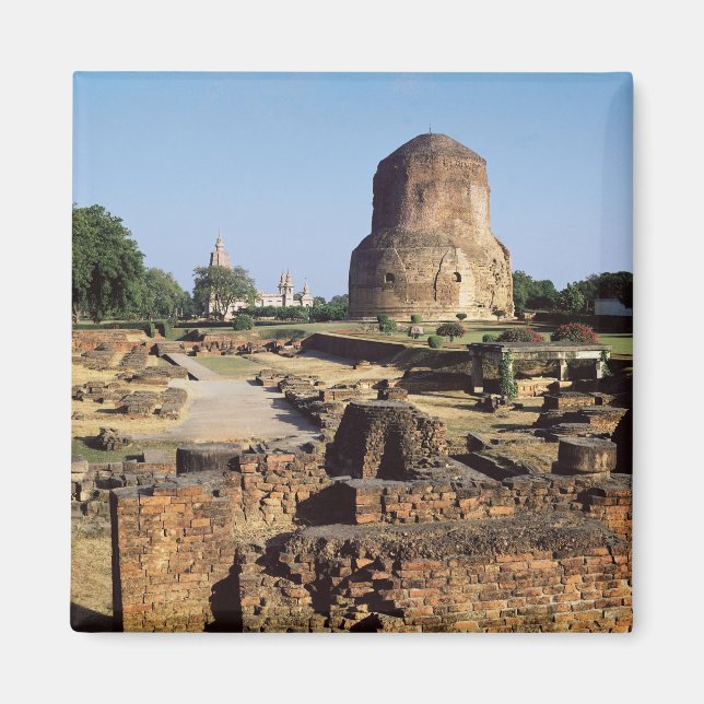 Íman Dhamekh estúpido, c.500 AD (Frente)