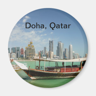 Íman Dhow 2011 e skyline de Doha
