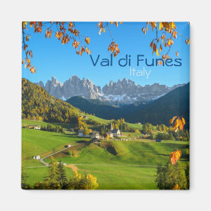 Íman Di Funes de Val com o ímã quadrado do texto das