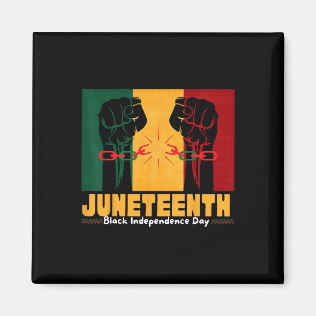 Íman Dia 19 de junho de 1865 da Independência Negra (Frente)