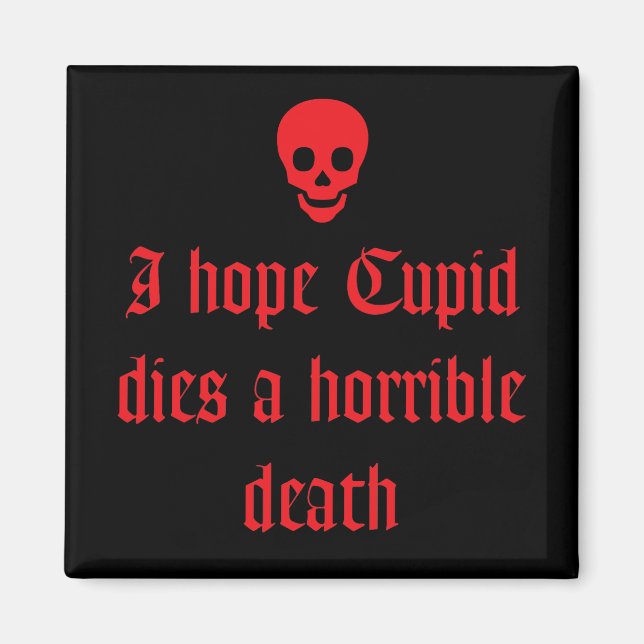 Íman Dia Anti-Valentim (Frente)