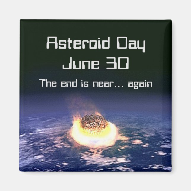 Íman Dia Asteroide 30 de junho (Frente)