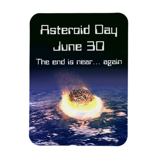 Íman Dia Asteroide 30 de junho (Vertical)