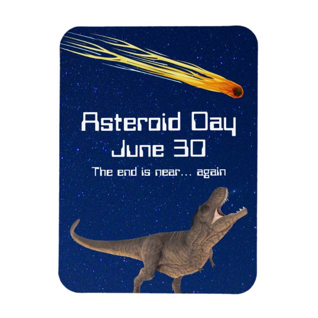 Íman Dia Asteroide 30 de junho (Vertical)
