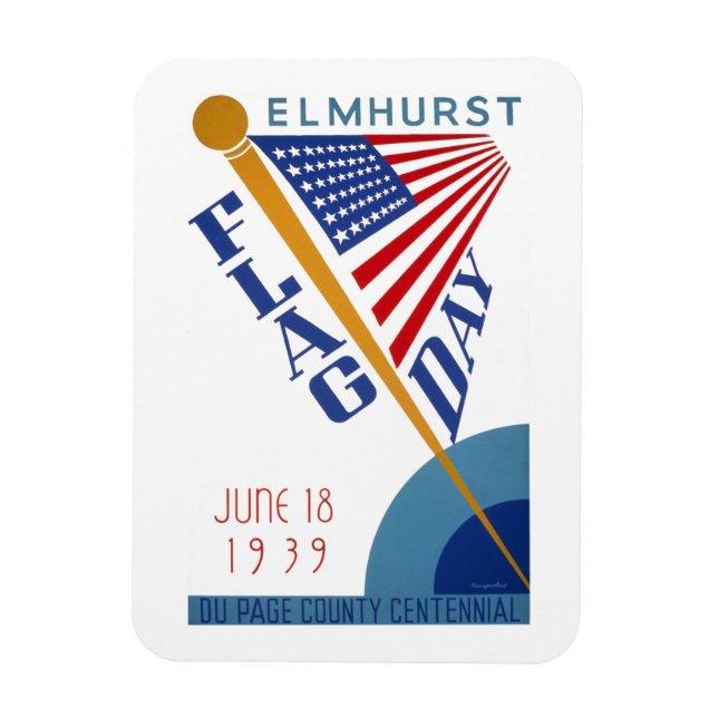 Íman Dia da Bandeira (Vertical)