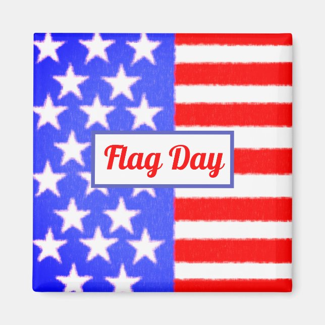 Íman Dia da bandeira, Personalizar (Frente)