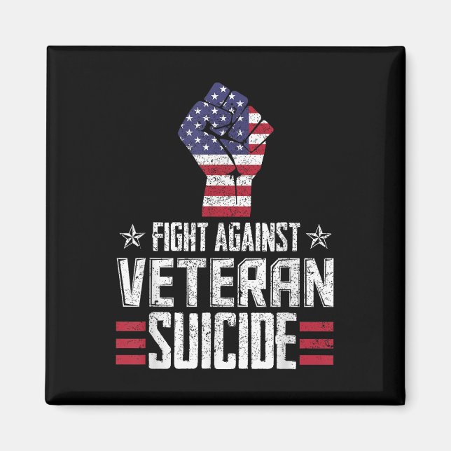 Íman Dia da Consciência do Suicídio Veterano (Frente)