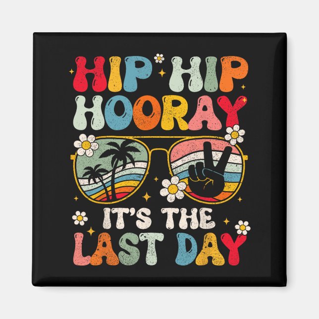 Íman Dia da Escola Alô Professora De Verão Groovy Women (Frente)