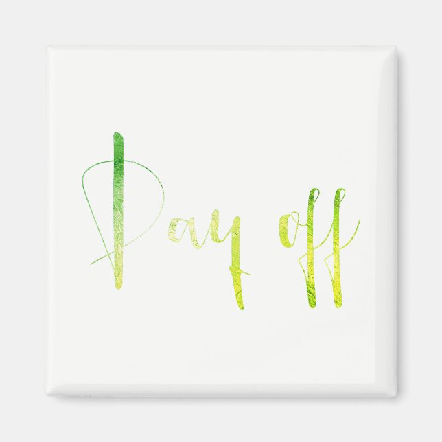 Íman Dia da Folha Verde Semana Negra Planner Casa Branc (Frente)