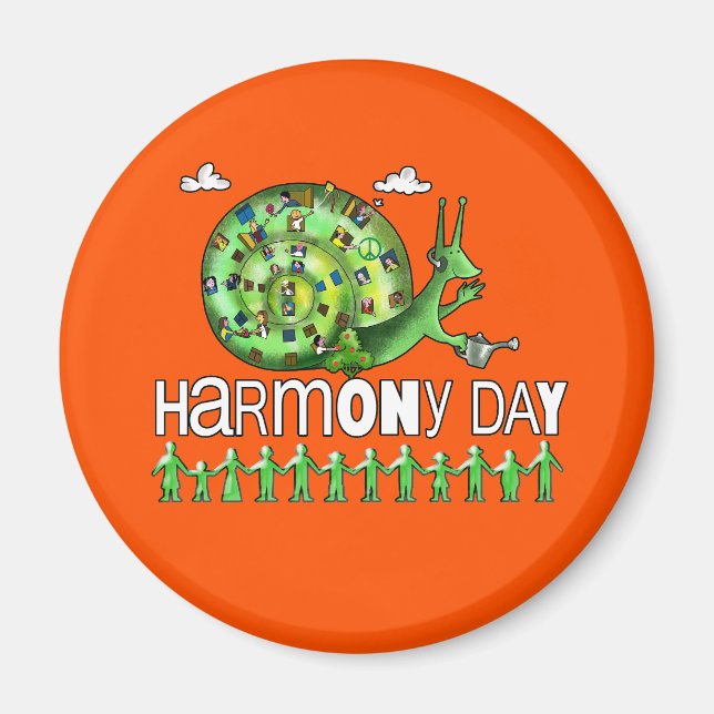 Íman dia da harmonia (Frente)
