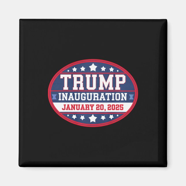 Íman Dia da Inauguração de Donald Trump 2025 (Frente)